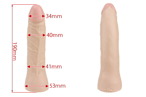VAC-U-LOCKシリーズ Thin Dildo(シン・ディルド)