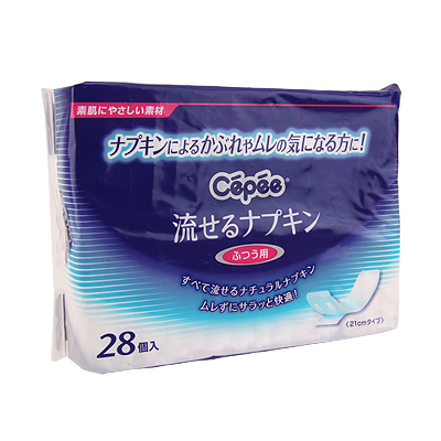 流せるナプキン ２８枚入り