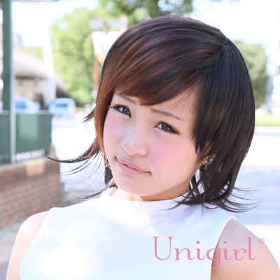 【Unigirl（ユニガール）】 ワイルド系２トーンショートウィッグ『メイプルパッチショート』