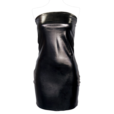 エナメルボディコンワンピース　おとこの娘用