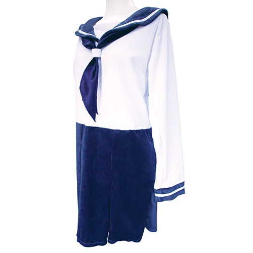 セーラー服パジャマ　おとこの娘用　長袖ベロア