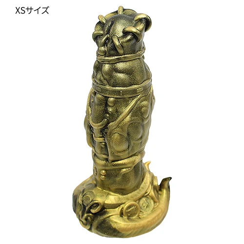 【牡牛座】 TAURUS ディルド アナルプラグ【剣闘士金】・XSサイズ