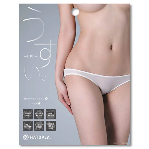 うすい。－ｕｓｕｉ－　超ローライズショーツ（白）（UHTP-189）
