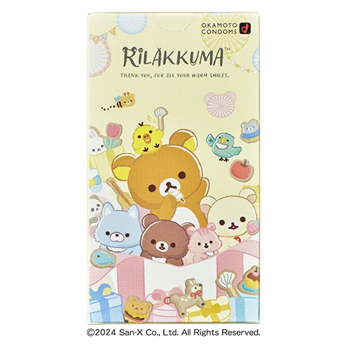 リラックマコンドーム たっぷりゼリー（10枚入り）