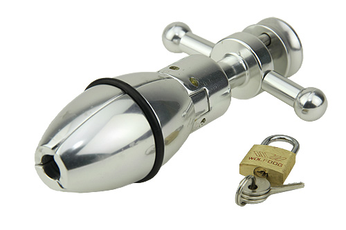 <売り切り特価>スチール・ロッキング・アナルプラグ・トリリアム