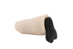 ディルドを挿入したところ