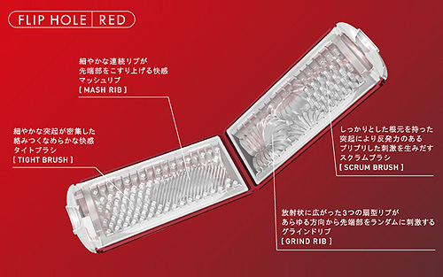 TENGA FLIP HOLE（フリップホール） レッド