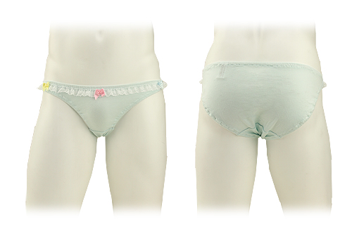 男の娘用ショーツ フロント3色リボン付ショーツ_7