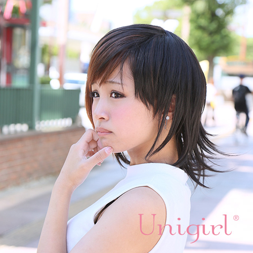 【Unigirl（ユニガール）】 ワイルド系２トーンショートウィッグ『メイプルパッチショート』