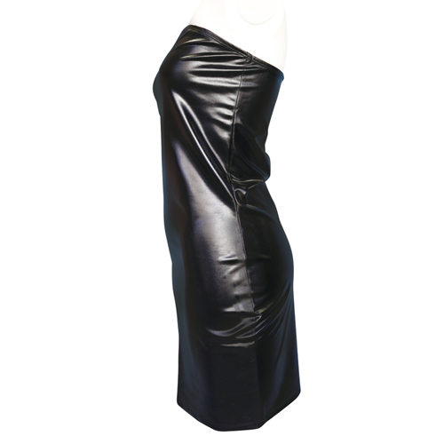 エナメルボディコンワンピース　おとこの娘用