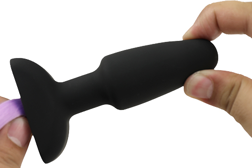 【売り切り特価】ポニーテール・アナルプラグ 【パープル】