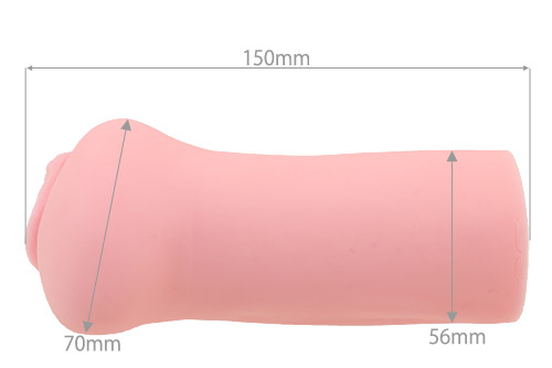 肉ドン パイピーナ縦波ミート側面写真と寸法(重量:313g)