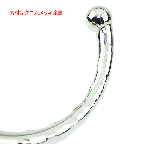 【売り切り特価】ザ・クローム クレセント デュエル エンテッド ディルド