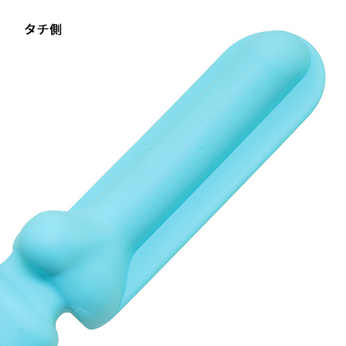 タチ側はクリや陰唇を摩擦で刺激するため、独特な形状をしています。