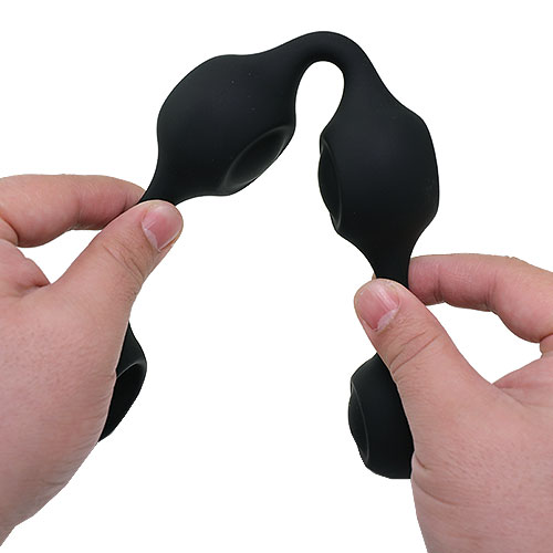 アナルエッセンシャルズ・ウェイテッド・シリコンアナルボールズ_2