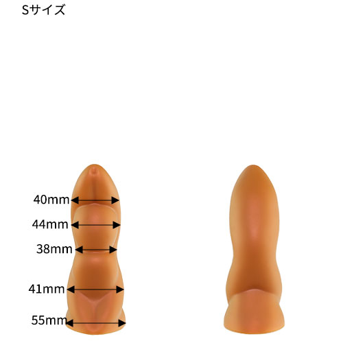 クレッセントムーン・シリコンアナルプラグ