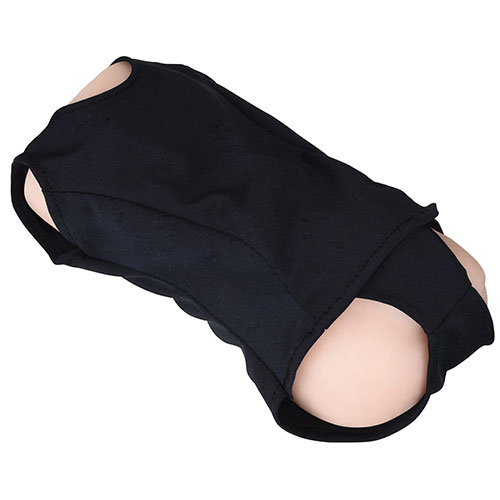 お姉ちゃんのお下がりのスク水着てみた・・・。