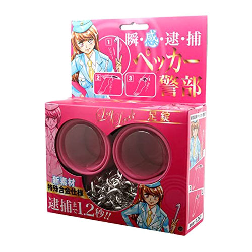 【セール品】ペッカー警部　足錠（ピンク）