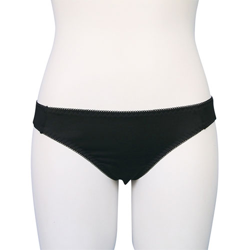 ブラキャミソール&ショーツ ブラック おとこの娘用