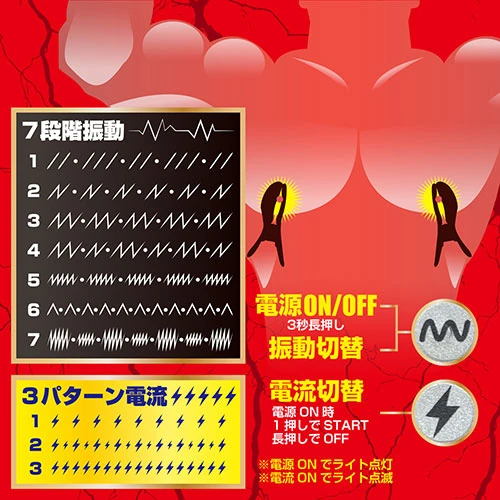 【セール品】電撃振動ニップルインパクト