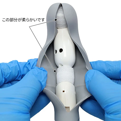 噂のシリコンバイブソフト ライトグレー