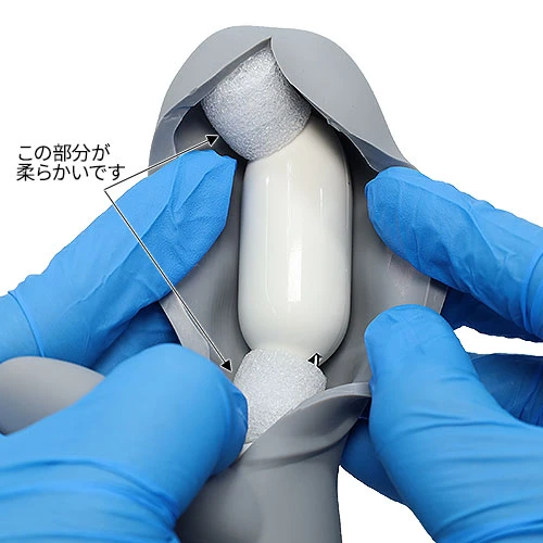 噂のシリコンバイブプラスソフト ライトグレー