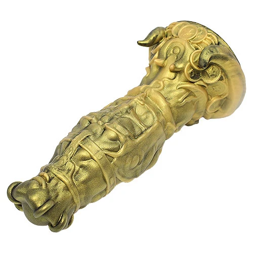 【牡牛座】 TAURUS ディルド アナルプラグ【剣闘士金】・Sサイズ