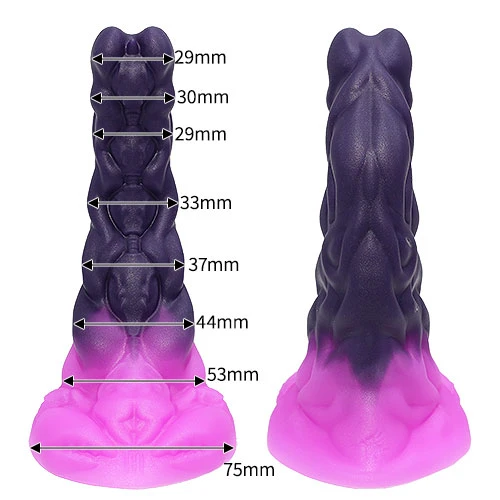 【蠍座】SCORPIO ディルド アナルプラグ【毒矢紫】・Sサイズ