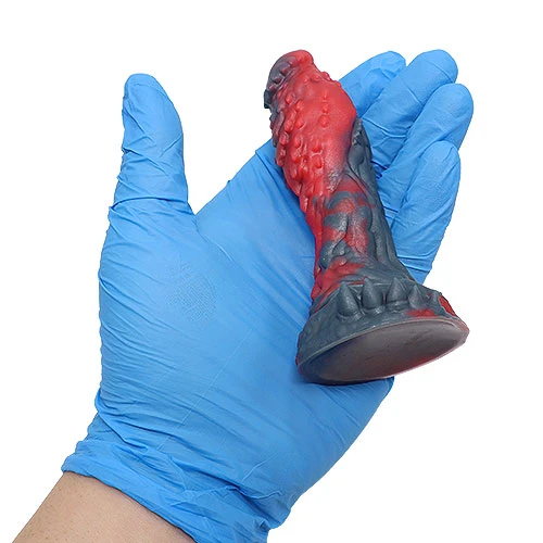 【虹欲白龍二世】 OPALEYE II ディルド アナルプラグ【火】・MINIサイズ