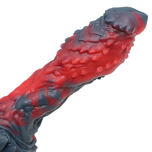 【虹欲白龍二世】 OPALEYE II ディルド アナルプラグ【火】・MINIサイズ