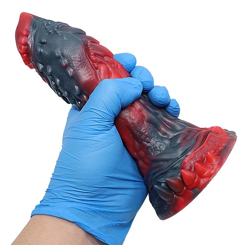 【虹欲白龍二世】 OPALEYE II ディルド アナルプラグ【火】・Mサイズ