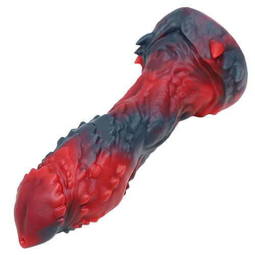 【虹欲白龍二世】 OPALEYE II ディルド アナルプラグ【火】・Mサイズ