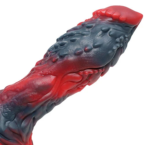 【虹欲白龍二世】 OPALEYE II ディルド アナルプラグ【火】・Mサイズ