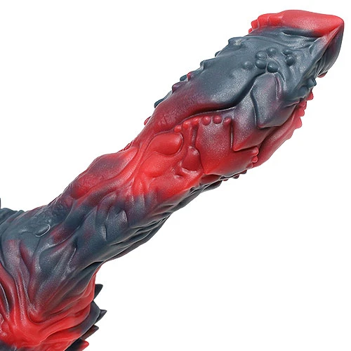 【虹欲白龍二世】 OPALEYE II ディルド アナルプラグ【火】・Mサイズ