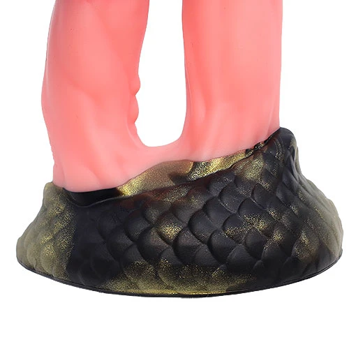 【双璧】 TWINS 双頭ディルド アナルプラグ【蛇苺赤】・XSサイズ