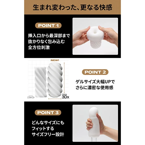 TENGA 3Dx FLOW（TDX-003）