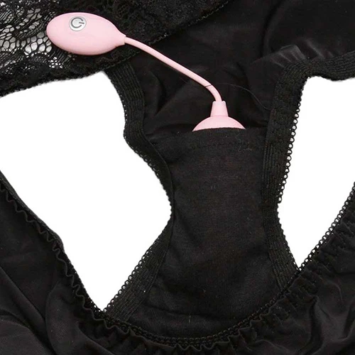 nemoP ローターポケット付きショーツ(フルバック) ブラック