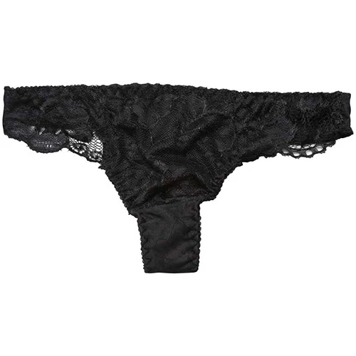 nemoP ローターポケット付きTバック(総レース) ブラック