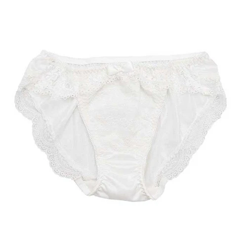 nemoP ローターポケット付きショーツ(フロントレースフリル) ホワイト