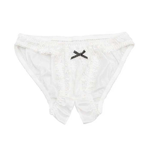 nemoP フロントポケット付きオープンクロッチショーツ ホワイト