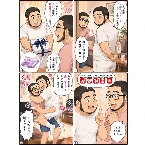 DICK快感パンツ レディー風 粗い網目.Type パープル（FCP-106）